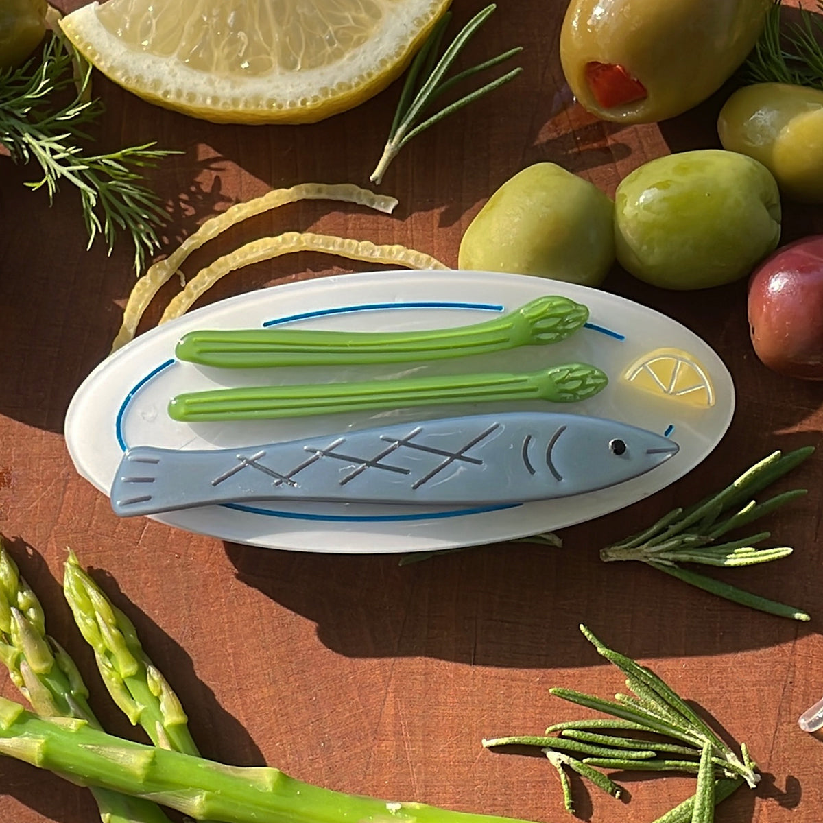 Poisson French Barrette