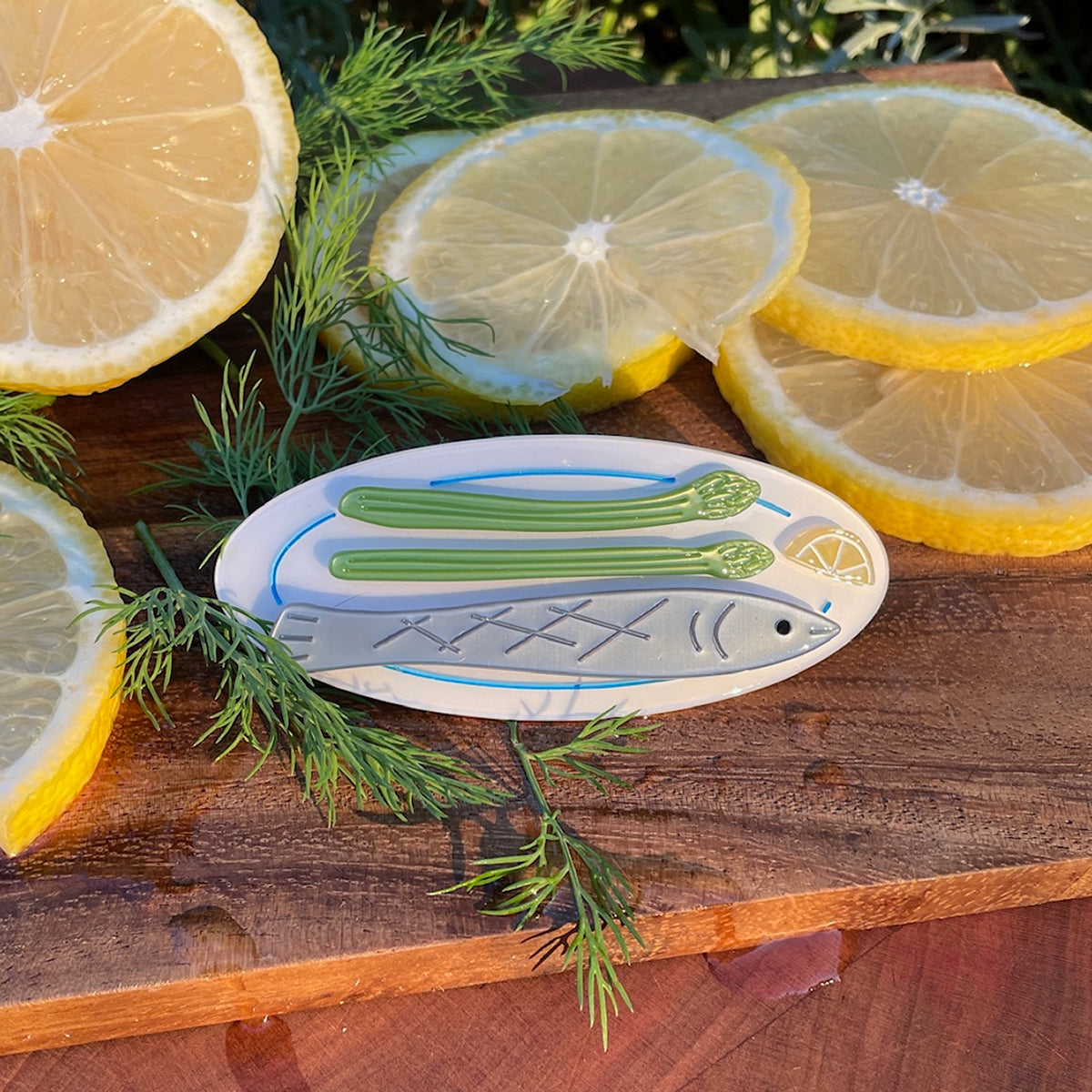 Poisson French Barrette