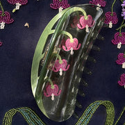 Bleeding Heart Flower Large Hair Claw | Winona Irene