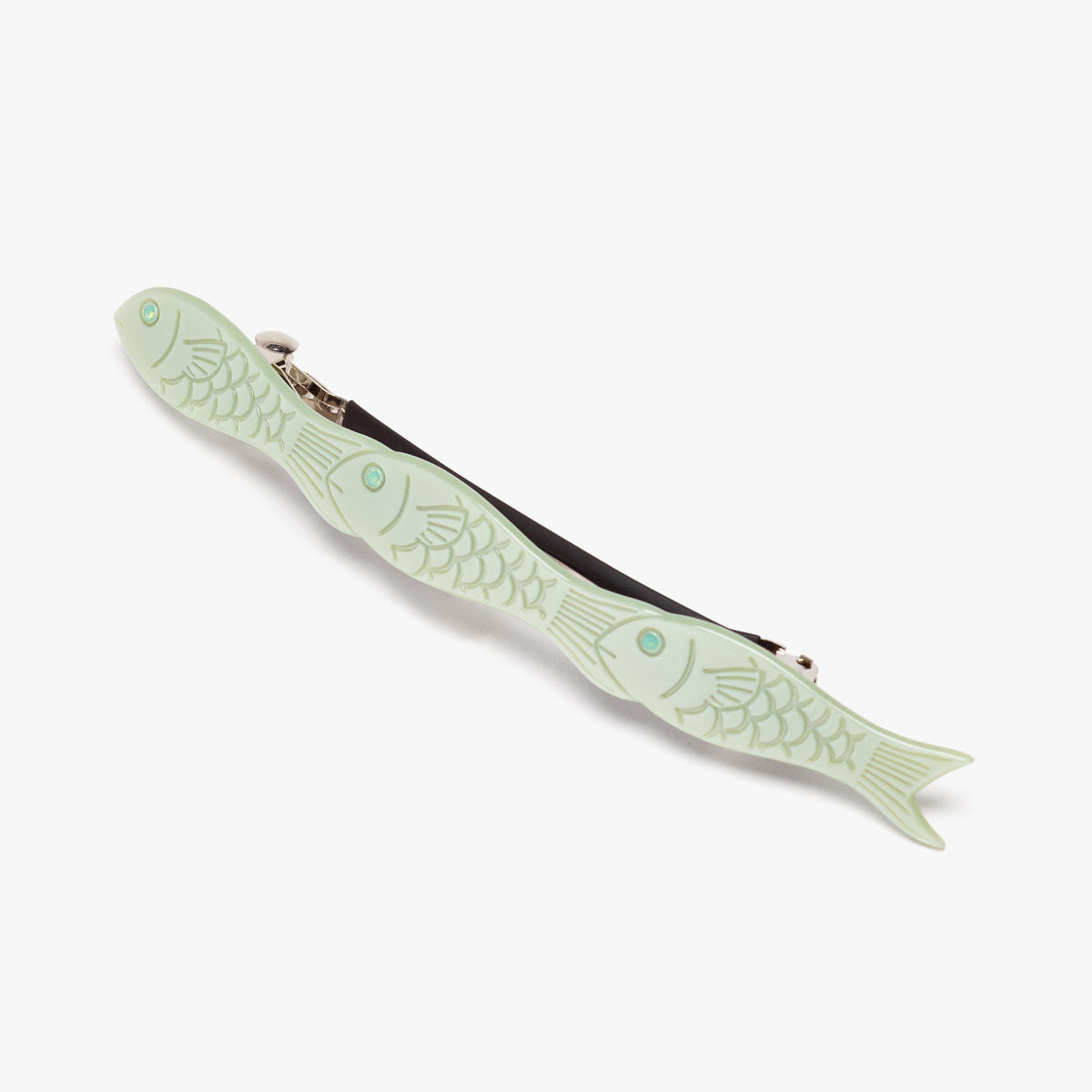 Jade Fish French Barrette