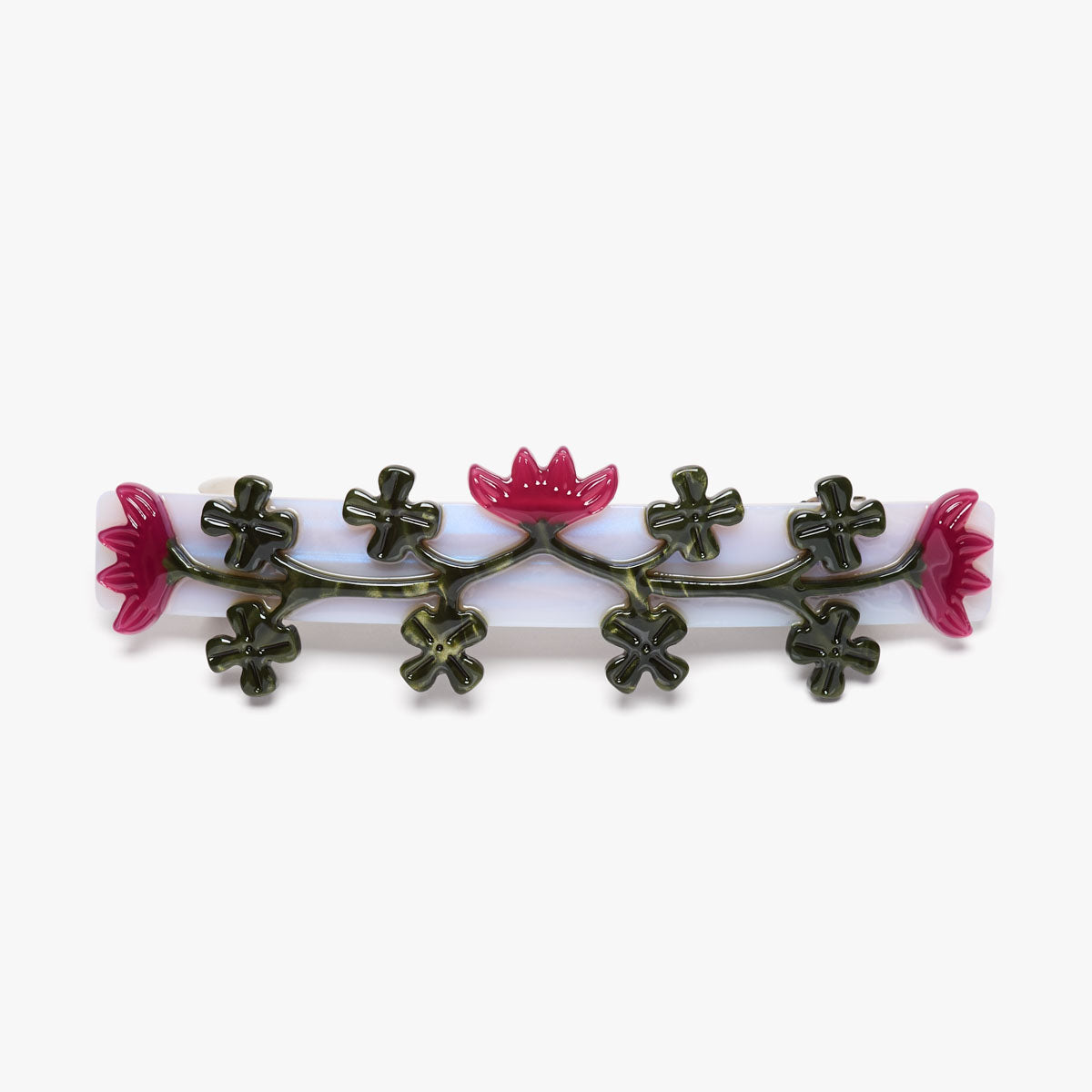 Red Clover French Barrette