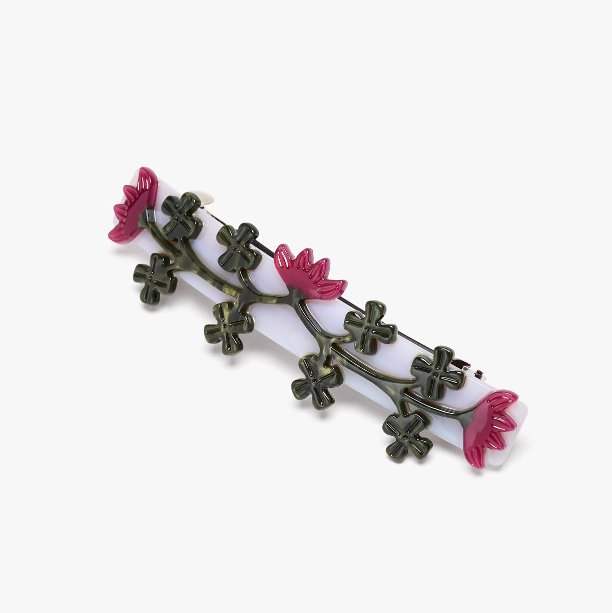 Red Clover French Barrette