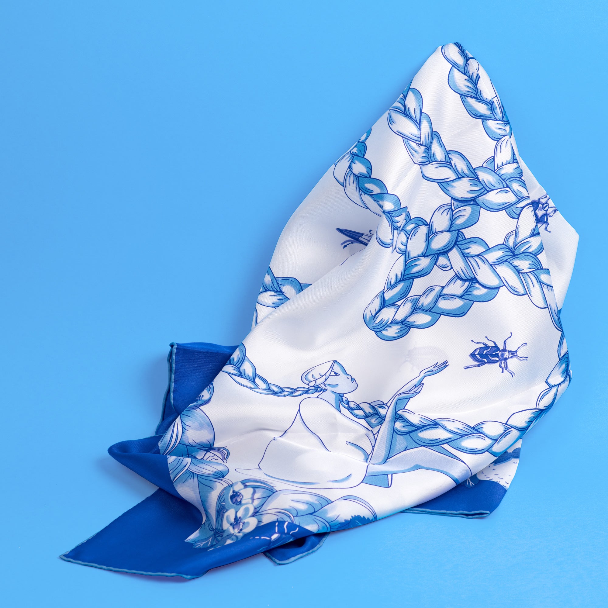 Blue and White Scarves Gift Bundle