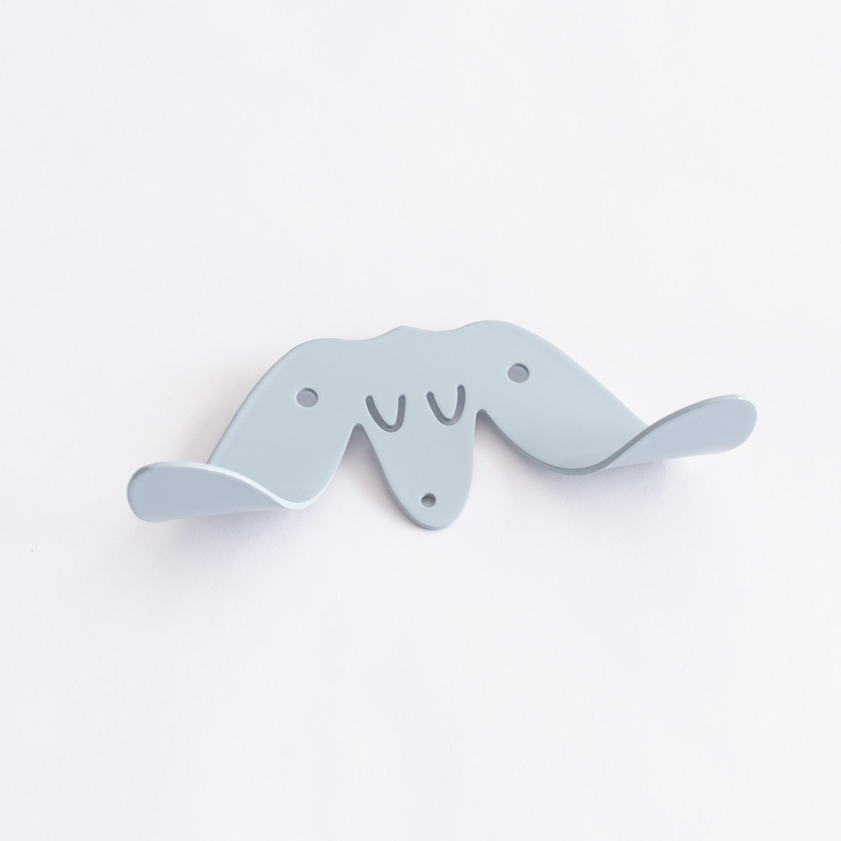 Pippy and Puppy Wall Hook Blue Gray