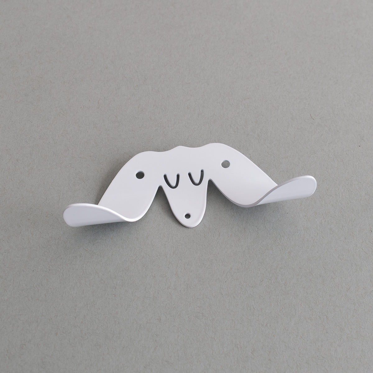 Pippy and Puppy Wall Hook in White